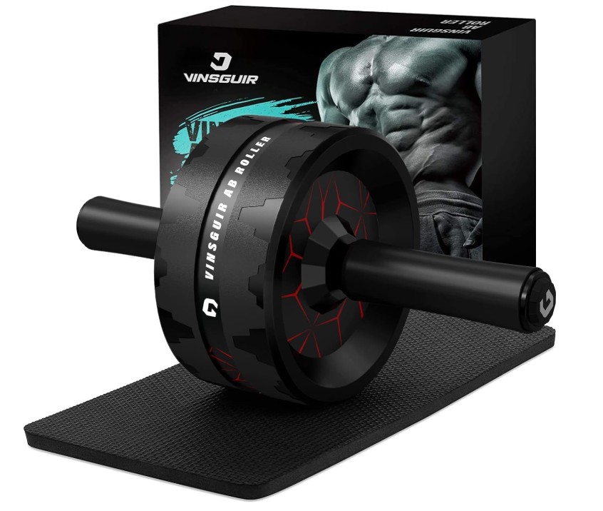 2 VINSGUIR Ab Roller Wheel, Abs & Core Workout Equipment for Home Gym