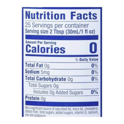 Torani Sugar Free White Chocolate Syrup with Splenda, 750 ml