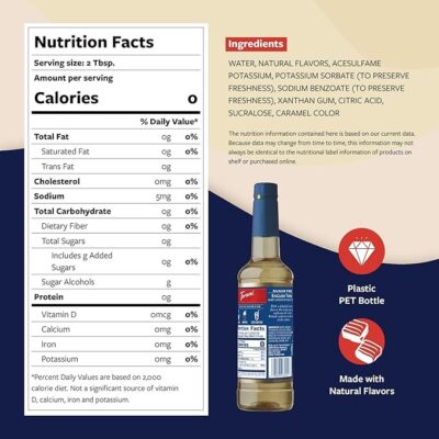 Torani® English Toffee Syrup Sugar Free