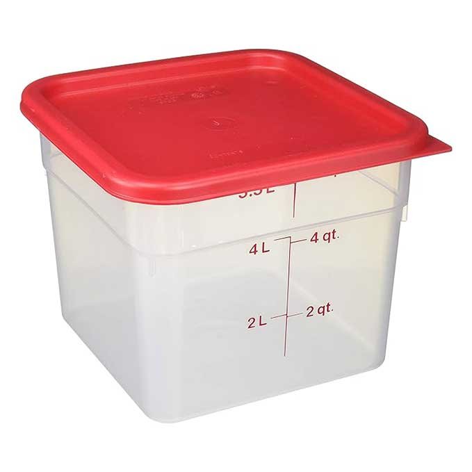 71gpHOqYSbL._AC_SX679_.jpg Cambro 6SFSPP190 Translucent Food Container With Lid, 6-Quart