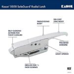 Kason 0058 Safeguard Radial Latch, Light Spring, 10058L05021